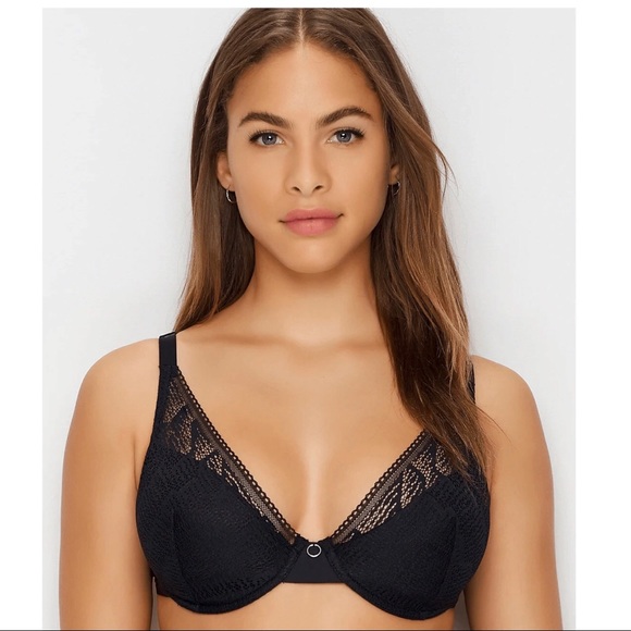 Chantelle Other - NWOT CHANTELLE Erika Lace Plunge Lightweight Bra Size 32DD